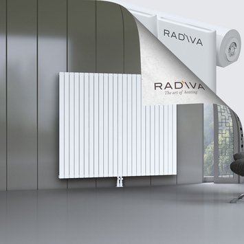 Arno Aluminium Radiator 1500x1846 White Bottom Middle 50mm