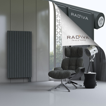 Arno Aluminium Radiator 1500x810 Dark Anthracite Bottom Right 50mm