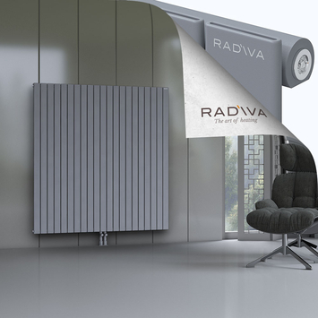 Arno Aluminium Radiator 1600x1550 Grey Bottom Middle 50mm