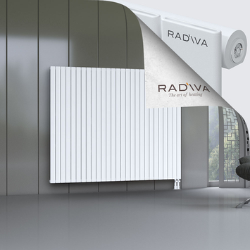 Arno Aluminium Radiator 1600x1994 White Bottom Right 50mm