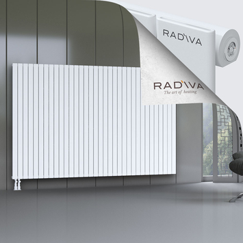 Arno Aluminium Radiator 1600x2512 White Bottom Left 50mm