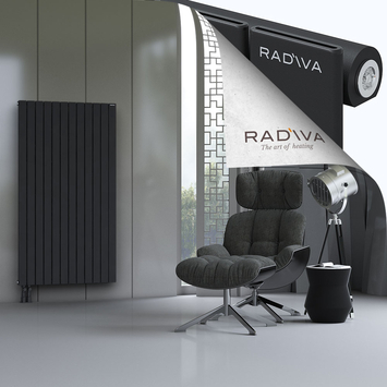 Arno Aluminium Radiator 1600x884 Black Bottom Left 50mm
