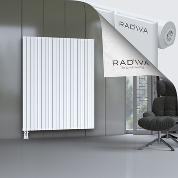 Arno Aluminium Radiator 1800x1476 White Bottom Left 50mm