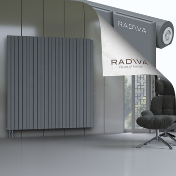 Arno Aluminium Radiator 1800x1772 Anthracite Bottom Left 50mm