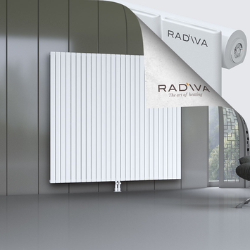 Arno Aluminium Radiator 1800x1994 White Bottom Middle 50mm