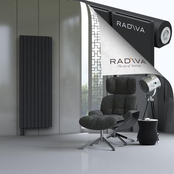 Arno Aluminium Radiator 1800x662 Black Bottom Left 50mm