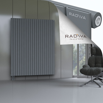 Arno Aluminium Radiator 1900x1550 Anthracite Bottom Left 50mm