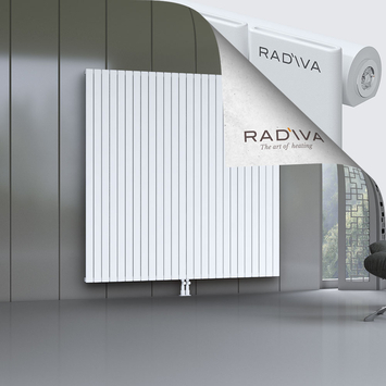Arno Aluminium Radiator 1900x1920 White Bottom Middle 50mm