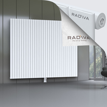 Arno Aluminium Radiator 1900x2364 White Bottom Middle 50mm