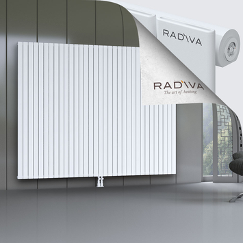 Arno Aluminium Radiator 1900x2438 White Bottom Middle 50mm