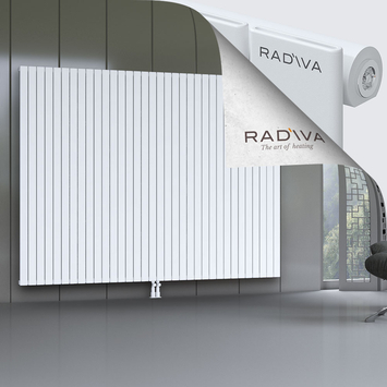 Arno Aluminium Radiator 1900x2512 White Bottom Middle 50mm