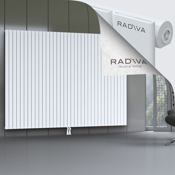 Arno Aluminium Radiator 1900x2586 White Bottom Middle 50mm