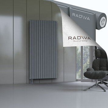 Arno Aluminium Radiator 1900x958 Anthracite Bottom Left 50mm