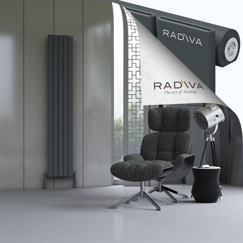 Arno Aluminium Radiator 2000x366 Dark Anthracite 