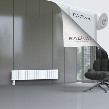 Arno Aluminium Radiator 300x1550 White Bottom Left 50mm