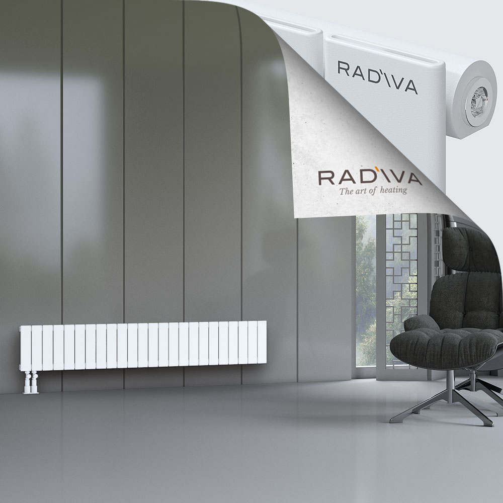 Arno Aluminium Radiator 300x1772 White - 4