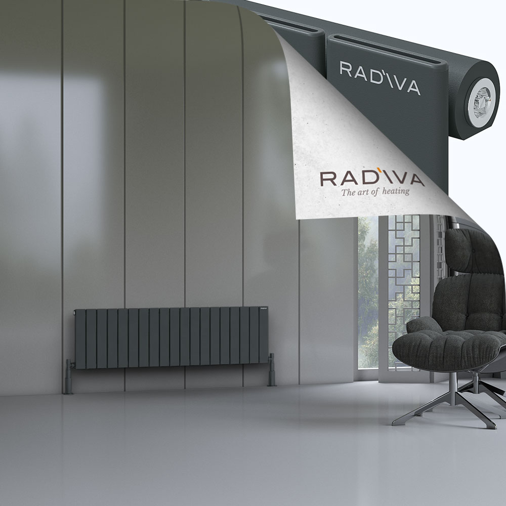 Arno Aluminium Radiator 400x1402 Dark Anthracite - 1