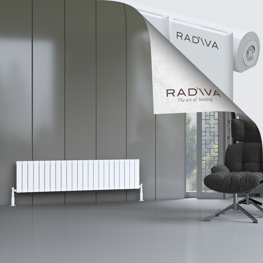 Arno Aluminium Radiator 400x1698 White - 1