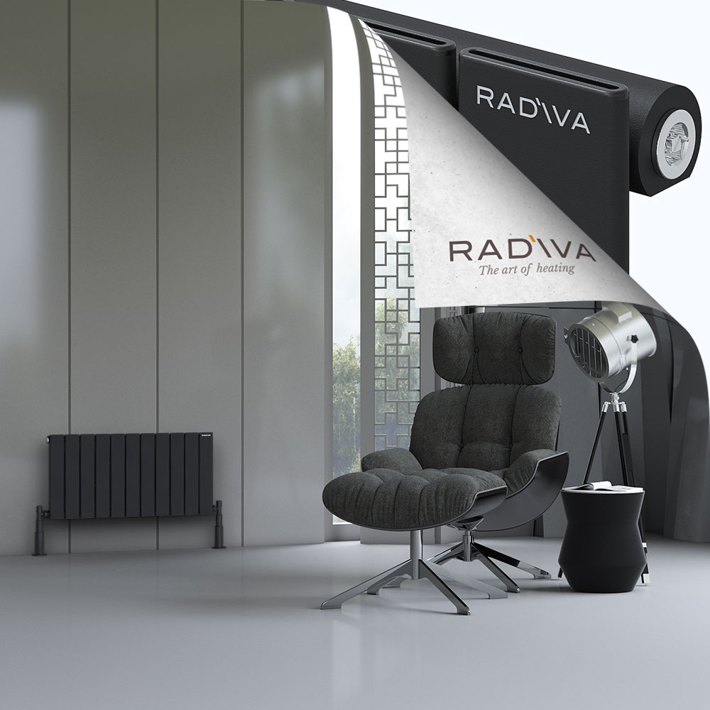 Arno Aluminium Radiator 400x810 Black - 1