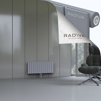 Arno Aluminium Radiator 400x958 Grey Bottom Middle 50mm