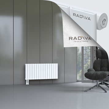 Arno Aluminium Radiator 500x1106 White Bottom Left 50mm
