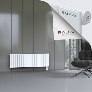 Arno Aluminium Radiator 500x1550 White Bottom Right 50mm