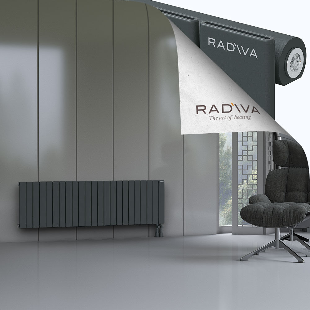 Arno Aluminium Radiator 500x1698 Dark Anthracite - 3