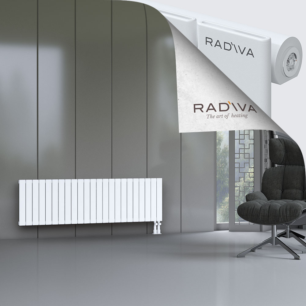 Arno Aluminium Radiator 500x1698 White - 3