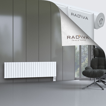 Arno Aluminium Radiator 500x1772 White Bottom Right 50mm