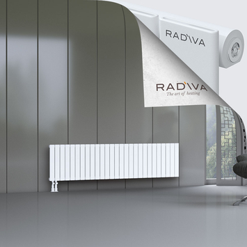 Arno Aluminium Radiator 500x1994 White Bottom Left 50mm