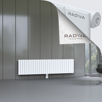 Arno Aluminium Radiator 500x2068 White Bottom Middle 50mm