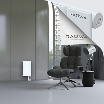 Arno Aluminium Radiator 500x292 White Bottom Right 50mm