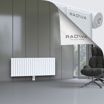 Arno Aluminium Radiator 600x1550 White Bottom Middle 50mm