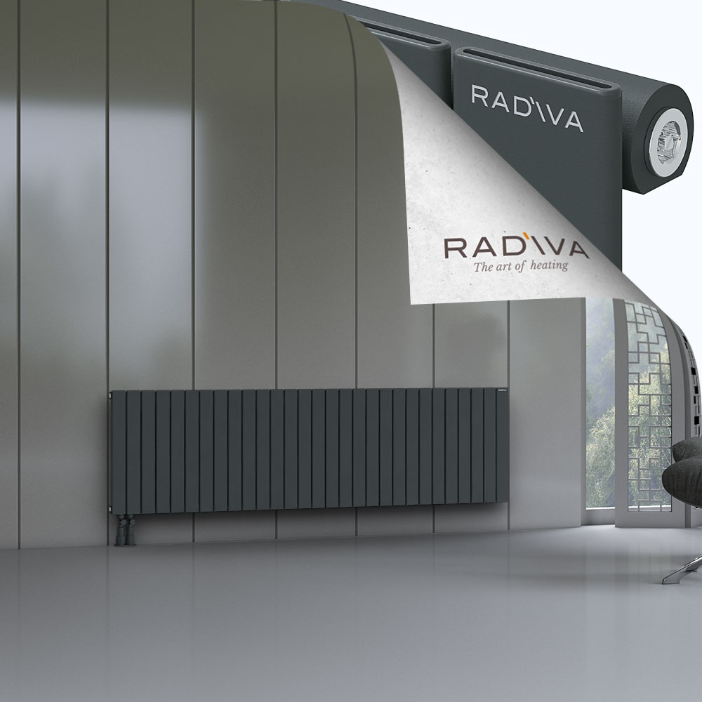 Arno Aluminium Radiator 600x2142 Dark Anthracite - 4