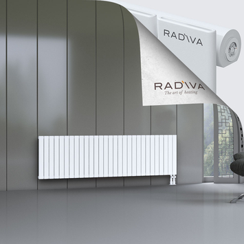 Arno Aluminium Radiator 600x2142 White Bottom Right 50mm