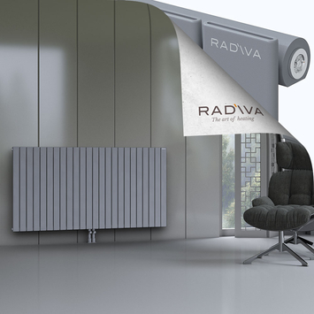 Arno Aluminium Radiator 900x1772 Grey Bottom Middle 50mm