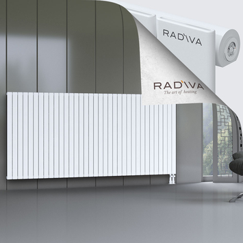 Arno Alüminyum Radyatör 1200x2586 Beyaz Alt Sağ 50mm