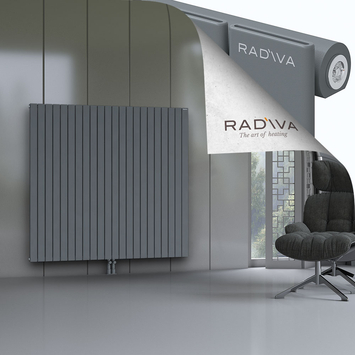 Arno Alüminyum Radyatör 1500x1624 Antrasit Alt Orta 50mm