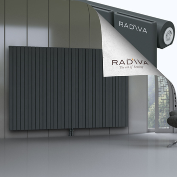 Arno Alüminyum Radyatör 1600x2512 Koyu Antrasit Alt Orta 50mm