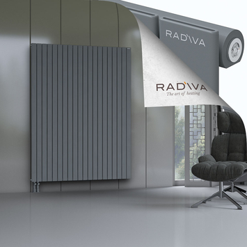 Arno Alüminyum Radyatör 1900x1476 Antrasit Alt Sol 50mm