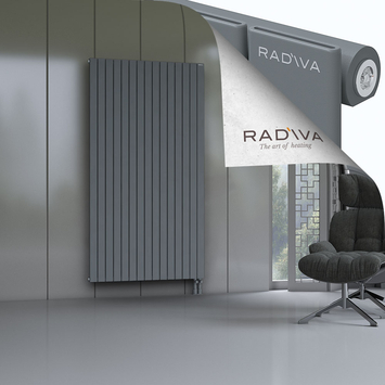 Arno Alüminyum Radyatör 2000x1106 Antrasit Alt Sağ 50mm