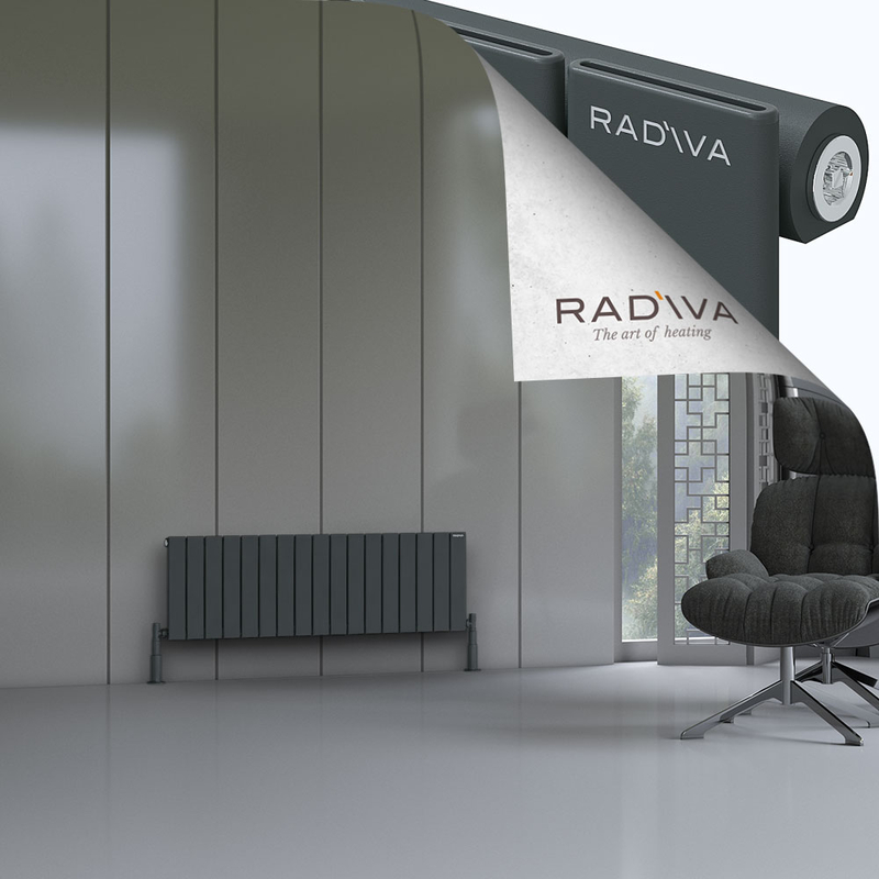 Arno Alüminyum Radyatör 400x1254 Koyu Antrasit 
