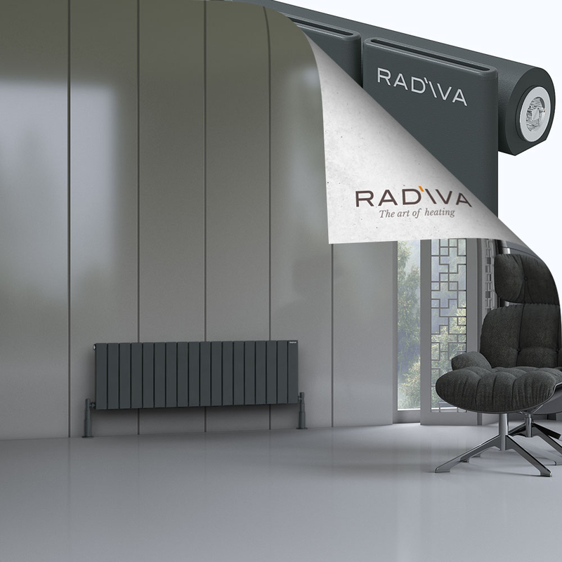 Arno Alüminyum Radyatör 400x1328 Koyu Antrasit 