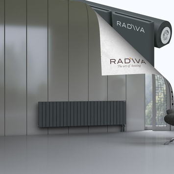 Arno Alüminyum Radyatör 500x1920 Koyu Antrasit Alt Sağ 50mm