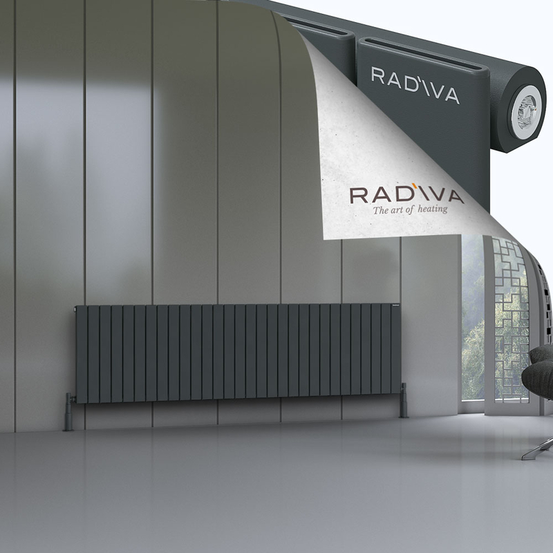 Arno Alüminyum Radyatör 600x2216 Koyu Antrasit 