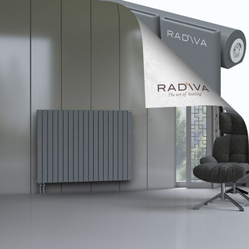 Arno Radiateur En Aluminium 1000x1402 Anthracite Bas à gauche 50mm