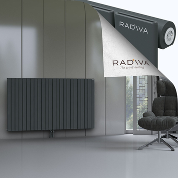 Arno Radiateur En Aluminium 1000x1772 Anthracite Foncé Bas Milieu 50mm