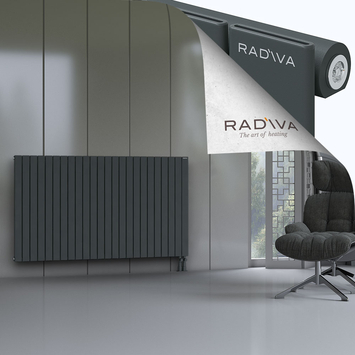 Arno Radiateur En Aluminium 1000x1772 Anthracite Foncé Bas à droite 50mm
