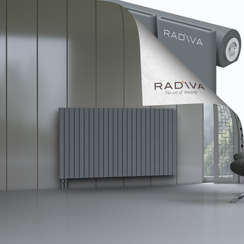 Arno Radiateur En Aluminium 1000x1846 Anthracite Bas à gauche 50mm