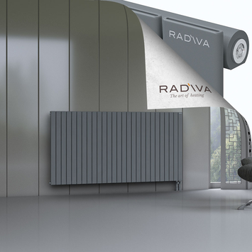 Arno Radiateur En Aluminium 1000x1994 Anthracite Bas à droite 50mm